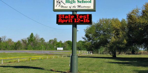 More Schools Using LED Message Signs From TV Liquidator