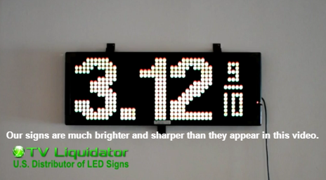 New Gas Price LED Sign Demonstration Video