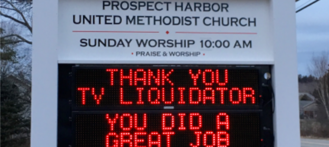 LED Sign Helps Church Improve Communications with Community
