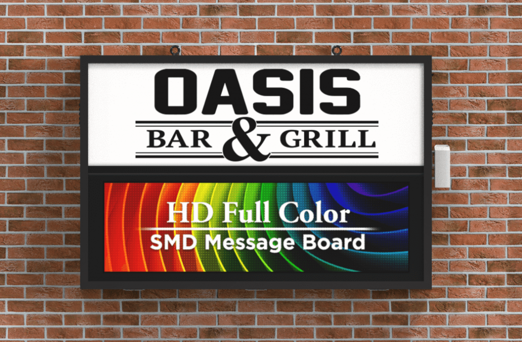 Wall Mounted LED Sign