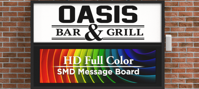 ALL-IN-ONE WALL MOUNT LED SIGNS