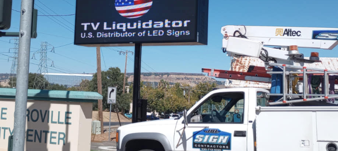 Transforming Oroville Southside Community Center with TV Liquidator LED Signage
