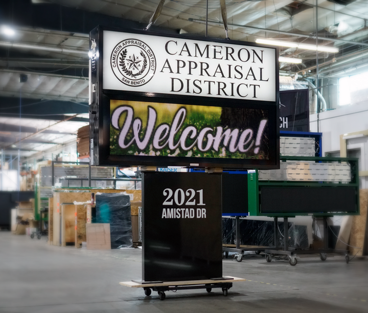 AIO Monument LED Sign