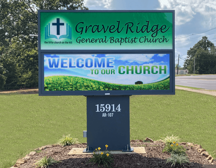 AIO Monument LED Sign
