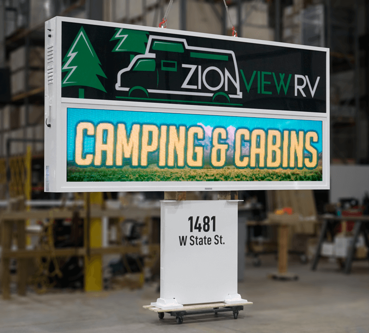 AIO Monument LED Sign