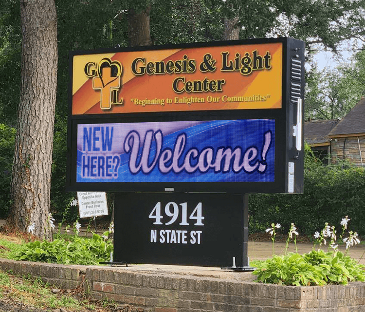 AIO Monument LED Sign
