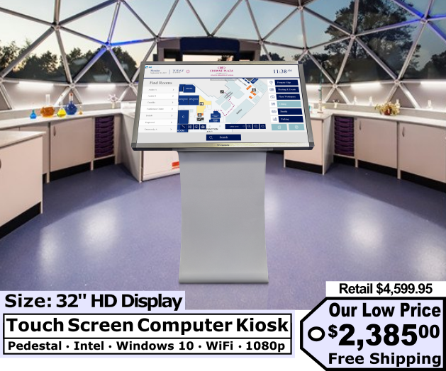 Floor Standing Touch Screen Display/Kiosk