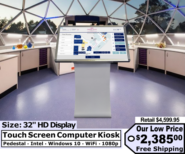 32″ Pedestal Style Kiosk