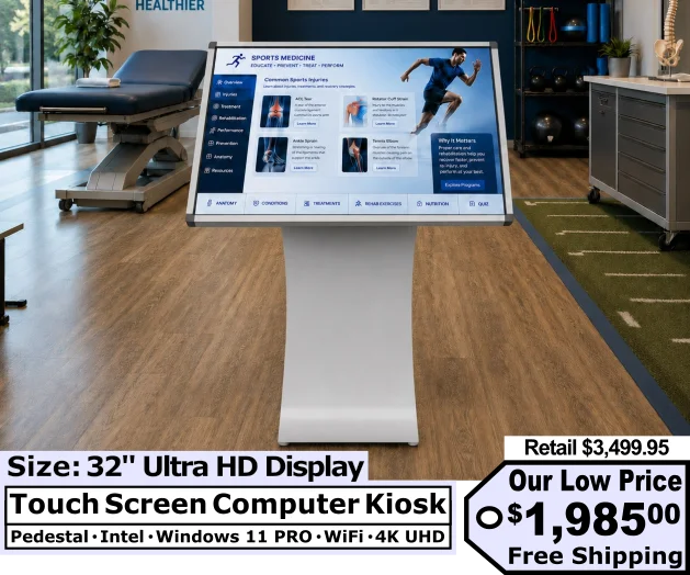 32″ Pedestal Kiosk