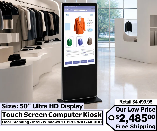 50″ Floor Standing Kiosk