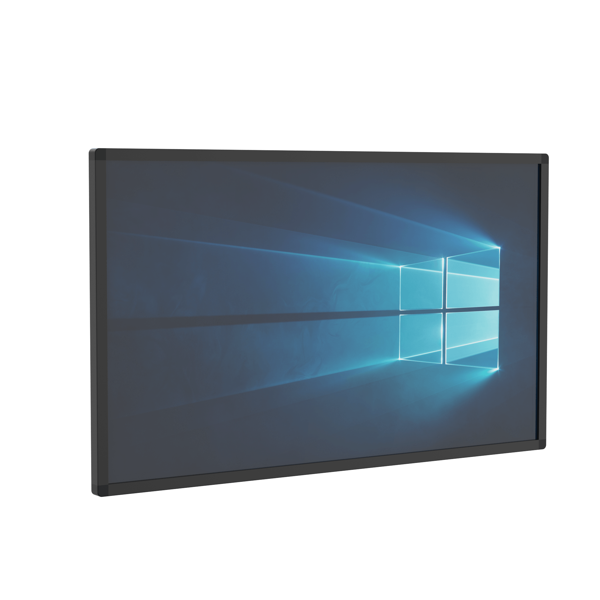 Wall mount touch screen kiosk