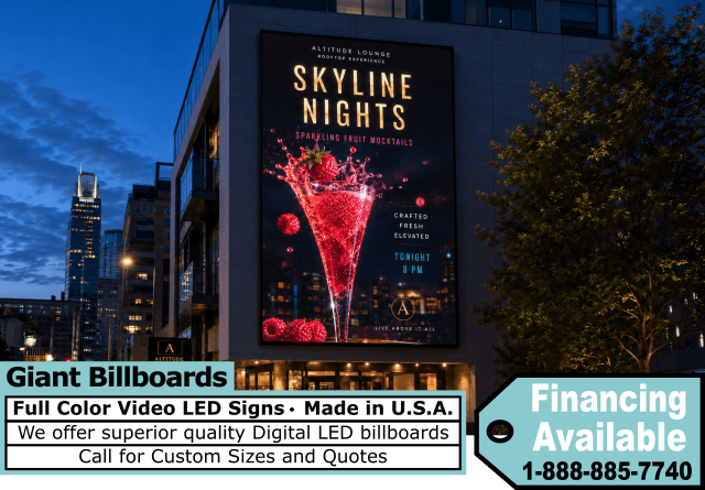 Custom full color LED billboard